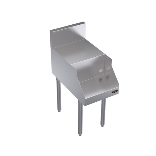 Krowne KR24-14BF 14" Wide Underbar Blender Station With Flat Top