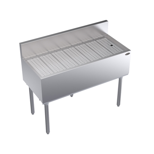 Krowne Metal KR19-GS42 Royal 1800 Series 42"W Freestanding Underbar Drainboard