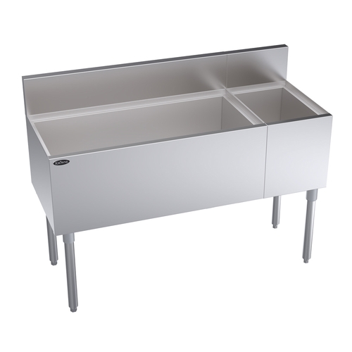 Krowne KR19-M48L Royal 1800 Series 48"W Underbar Ice Bin/Cocktail Station