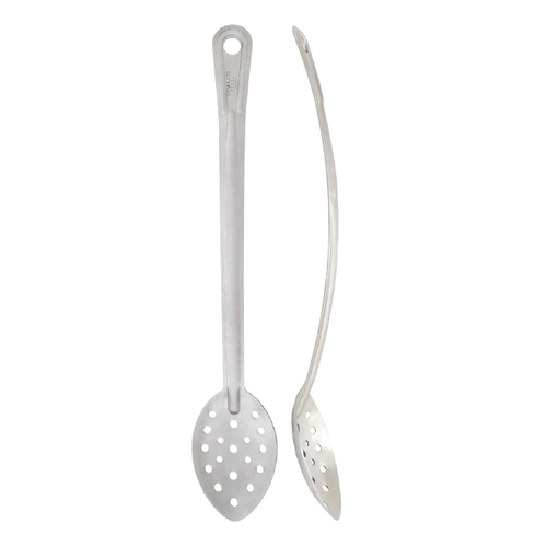 Browne Foodservice 4776 Renaissance 15" Perforated Stainless Steel Basting Spoon