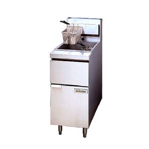 Anets 14GS-2FM GoldenFry Stainless Multiple Battery Gas Fryer 222,000 BTUs