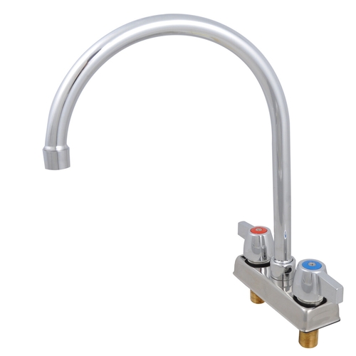 BK Resources BKD-8G-G WorkForce Standard Duty Faucet w/ 8" Gooseneck Spout