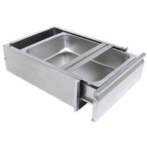 BK Resources BKDWR-1820-ASSY-SS 20"Wx15"D Self Closing Stainless Steel Drawer Assembly