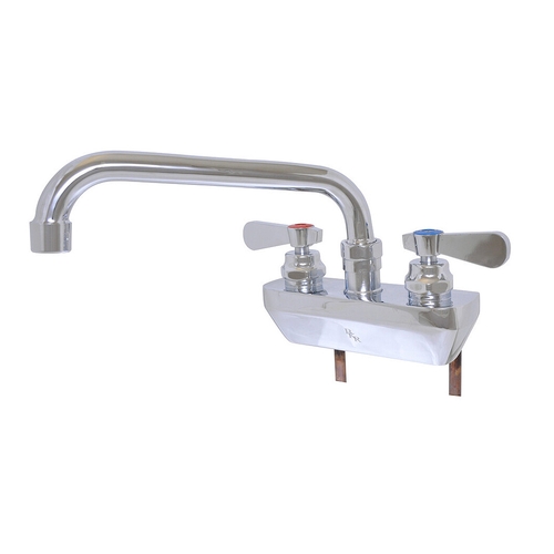 BK Resources BKF-4SM2-18-G OptiFlow Solid Body w/ 18" Double-Jointed Swing Spout Faucet