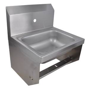 BK Resources BKHS-W-1410-1-BKK 14"W Wall Mount Hand Sink without Faucet