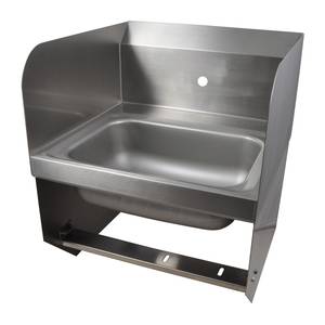 BK Resources BKHS-W-1410-1-SS-BKK 14"W Wall Mount Hand Sink without Faucet