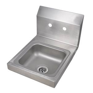 BK Resources BKHS-W-SS Space Saver Wall Mount Hand Sink without Faucet