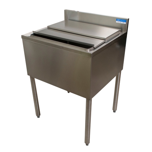 BK Resources UB4-21-IBCP36-7 36"W Stainless Steel Underbar Insulated Ice Bin w/Cold Plate