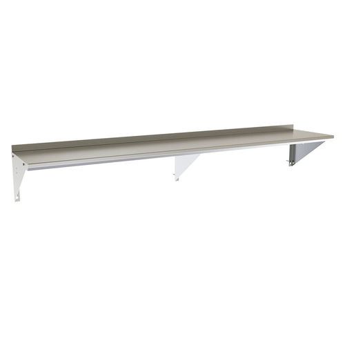 BK Resources BKWS-1684 84"Wx16"D Stainless Steel Wall Mount Premium Shelf