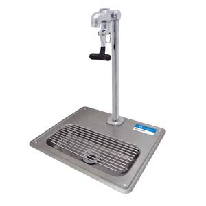 BK Resources BK-WS-1SGF-G 12-11/16"W Stainless Steel Glass Filler Water Station Sink