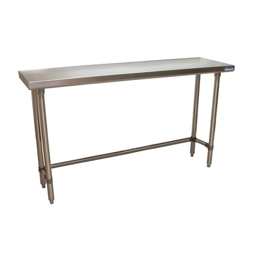 BK Resources SVTOB-1872 72"Wx18"D All Stainless Steel Open Base Work Table
