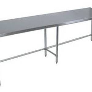 BK Resources SVTOB-8424 84"Wx24"D All Stainless Steel Open Base Work Table