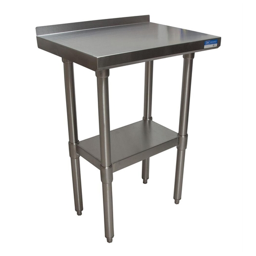 BK Resources SVTR-1830 30"Wx18"D All Stainless Steel Work Table
