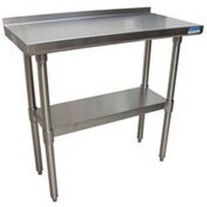 BK Resources SVTR-1836 36"Wx18"D All Stainless Steel Work Table