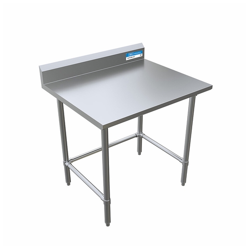BK Resources SVTR5OB-3630 36"Wx30"D All Stainless Steel Work Open Base Table