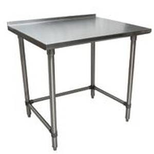 BK Resources SVTROB-3030 30"Wx30"D All Stainless Steel Work Open Base Table