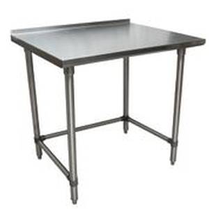 BK Resources SVTROB-4824 48"Wx24"D All Stainless Steel Work Open Base Table