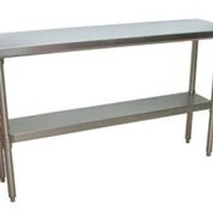 BK Resources VTT-1860 60"Wx18"D Stainless Steel Work Table