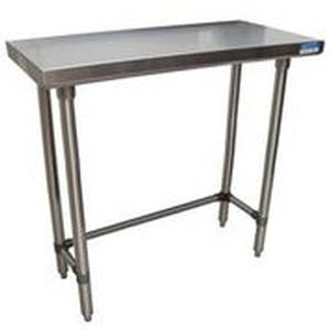 BK Resources VTTOB-1848 48"Wx18"D Stainless Steel Open Base Work Table