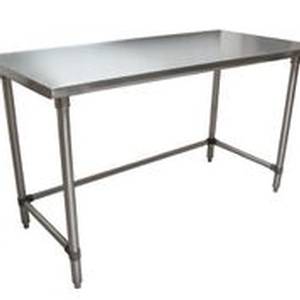 BK Resources VTTOB-6024 60"Wx24"D Stainless Steel Open Base Work Table
