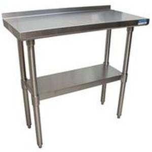 BK Resources VTTR-1848 48"Wx18"D Stainless Steel Work Table
