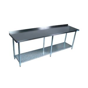 BK Resources VTTR-1896 96"Wx18"D Stainless Steel Work Table
