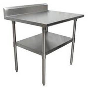 BK Resources VTTR5-3024 30"Wx24"D Stainless Steel Work Table