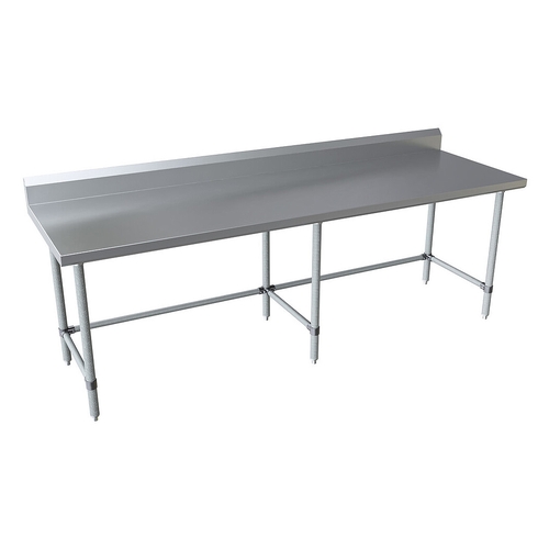 BK Resources VTTR5OB-9630 96"Wx30"D Stainless Steel Open Base Work Table