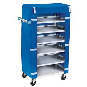 Lakeside 438 18-3/8"Wx30-3/4"Lx46"H Stainless Steel Tray Delivery Cart