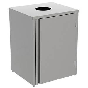 Lakeside 3310 26-1/2"Wx23-1/4"Dx34-1/2"H 35 Gallon Waste Station