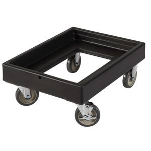 Cambro CD400110 Camdolly Black Polyethylene Food Pan Carrier Dolly