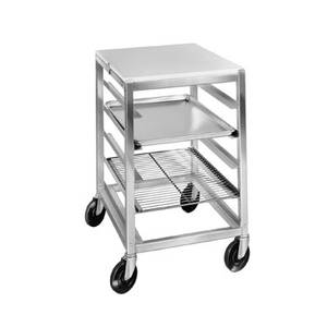 Channel Manufacturing BPRE-5/P Mobile Aluminum Work Prep Table Angle Slide For 5 18x26 Pans