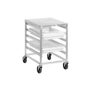 Channel Manufacturing PBA405A Mobile Aluminum Ingredient Bin Organizer Cart - 5 Level