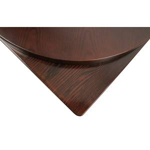 H&D Commercial Seating VT2430-W 24"x30" Veneer Wood Table Top w/ Walnut Finish