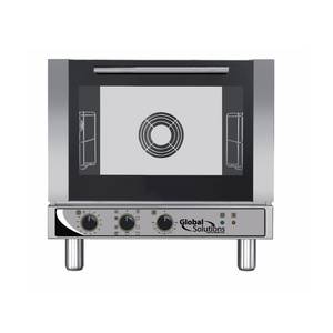 Global Solutions by Nemco GS1115 3 Pan Countertop Manual Convection Oven