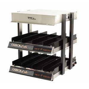 Global Solutions by Nemco GS1300-16 18" Compact Heated Shelf Merchandiser