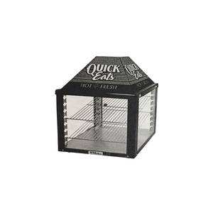 Global Solutions by Nemco GS1400-16 2 Shelf Countertop Heated Food Merchandiser