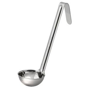 Update International LOP-10 1 oz Stainless Steel Single Piece Ladle with 10-1/4" Handle