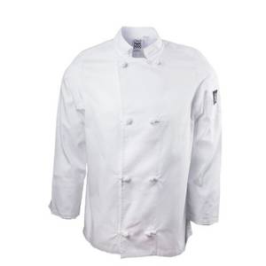 Chef Revival J050-S White Long Sleeve Double Breasted Chef Jacket - S
