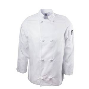 Chef Revival J050-M White Long Sleeve Double Breasted Chef Jacket - M