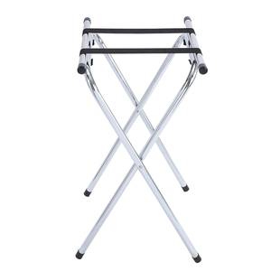 Winco TSY-1A 31" Chrome Plated Tray Stand with Bar