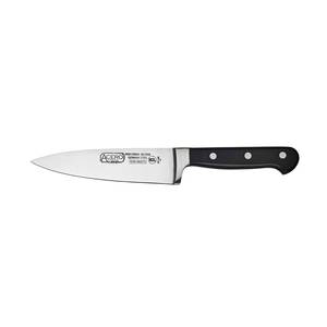 Winco KFP-60 Acero 6" Triple Riveted Forged Full Tang Chef Knife