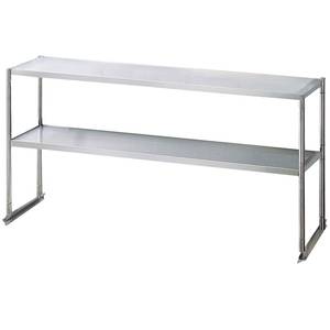 Green World by Turbo Air TSOS-4R - Return - 4' Long Table Mounted Overshelf-Double - 304 Stainless Steel