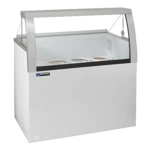 Master-Bilt DD-66LCG 70" Low Curved Glass Ice Cream Dipping Cabinet