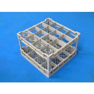 Eurodib CC00125 Lamber Dishwasher Glass Rack, 16"W x 16"D, holds up to 16 gl