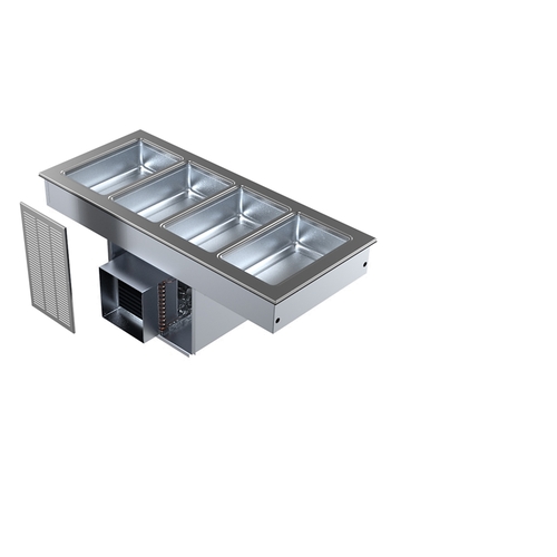 Delfield 8159-EFP 73" LiquiTec Drop-In Cool Food Unit, 4-Pan Size
