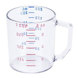 Cambro 25MCCW135 Camwear 1 Cup Clear Polycarbonate Measuring Cup
