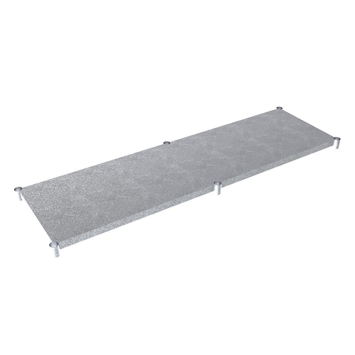 BK Resources VTS-8430 Galvanized Work Table Undershelf for 84"W x 30"D Work Table