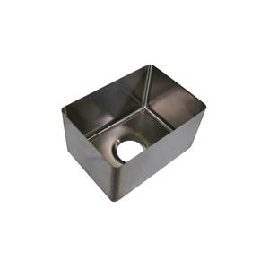 BK Resources BKFB-1115-11-16 11" x 15" x 11" One Compartment Stainless Steel Weld-In Sink