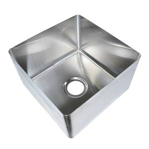 BK Resources BKFB-1618-14-16 16" x 18" x 14" One Compartment Stainless Steel Weld-In Sink